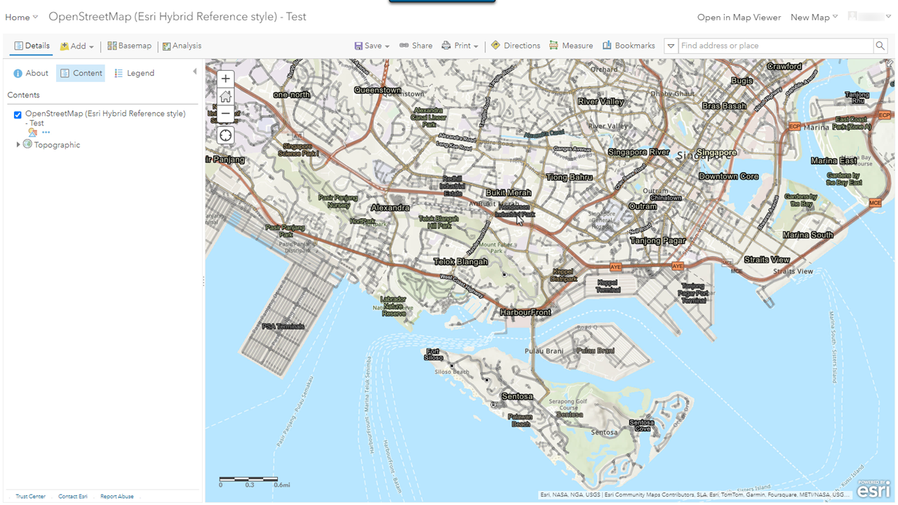 Edit a basemap reference layer in ArcGIS Online Map Viewer Classic